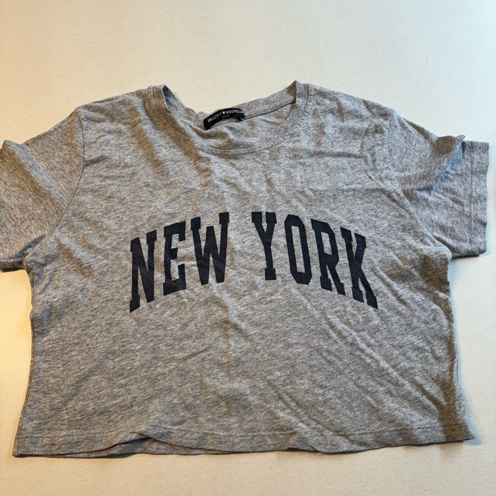 Gray New York Graphic Tee